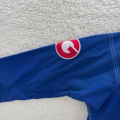 Gold BJJ Aeroweave Jiu Jitsu Gi Top Blue Mens A3L Cotton Martial Arts Fighting