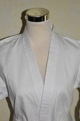 Ladies Or Teen Karate Gi Or Uniform With Jacket White Belt And Pants Size 2