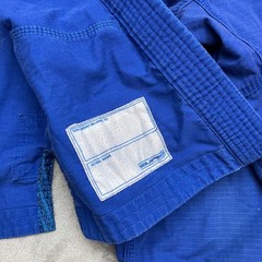 Gracie Barra Set Pants Top Youth Y3 Blue Gi Equipe GB Edition Jiu Jitsu Set