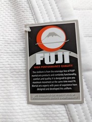 Fuji Victory Brazilian Jiu Jitsu Gi White Kimono size A3 full uniform