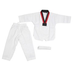 Kids Taekwondo Uniform Soft Cotton Polyester Breathable For Martial Arts GQBK