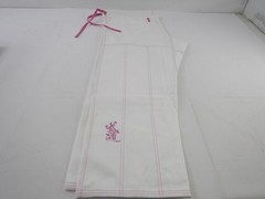 All-Around Brazilian Style Jiu Jitsu Uniform, Pink/White, Size W6