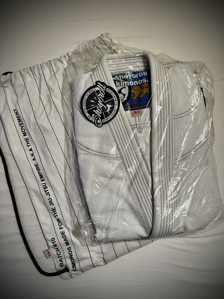 NEW Shoyoroll Batch 10 BJJ Gi White