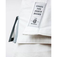 Chaos and Order Base Label BJJ Kimono – White