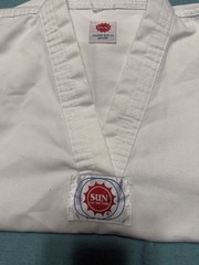 SUN Eclipse Tae Kwon Do Martial Arts Uniform Kids Size 00 White