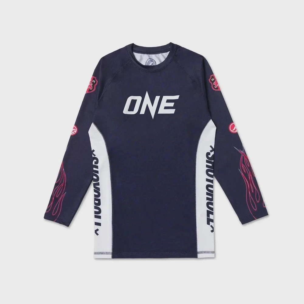 New Arrival ONE Championship Shoyoroll no gi collaboration Rash Guard with Short