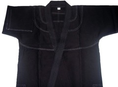 Thapur Sports Elite Brazilian Jiu Jitsu Gi Uniform – Black/Gray – Free Belt