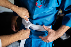 Kudo Style JBI Daido Juku Karate Gi Uniform 14oz Canvas Cotton by Javson Sports