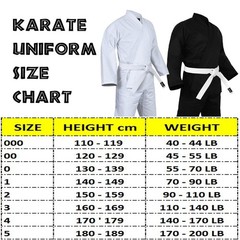 Unisex Premium Adult Kids Karate Gi Uniform Suit Aikido Taekwondo Set Free Belt