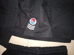 Gladiator ProForce Judo Karate Uniform Pants Size 1 Black Martial Arts