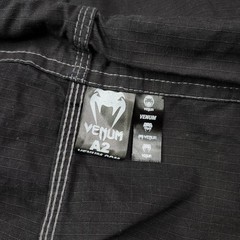 VENUM Elite Jiu-Jitsu Kimono Gi Uniform Set Black Red Size A2 w/ Bag EUC