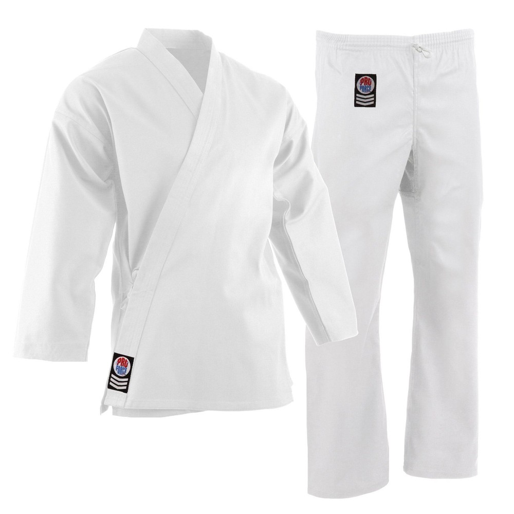 ProForce Gladiator 7.5 oz Karate Uniform – Blend White