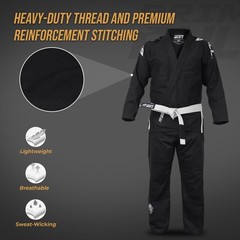 BJJ Gi for Men & Women – Brazilian Jiu Jitsu Preshrunk Martial Arts