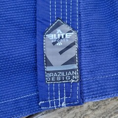 Elite Sports BJJ Gi Youth Size C3 Blue Brazilian Jiu Jitsu Top Martial Arts Kids