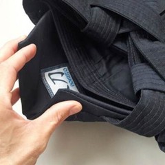 Japanese Hakama Bokuto Deluxe Black for Aikido Kendo Iaido
