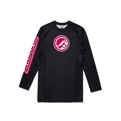 Shoyoroll Crimson Competitor Rash Guard LS & Training Fitted Shorts Grappler Set