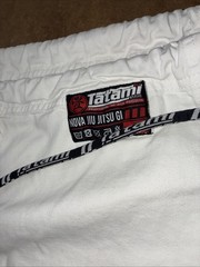 Tatami Nova Jiu Jitsu Gi Men’s Fighter Pants White Sz 40X30 Baggy MMA Wear
