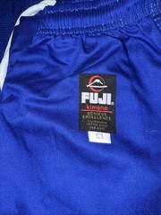 Fuji Kids Youth Childrens All Around Brazilian Jiu-Jitsu Gi BJJ Navy Blue C1