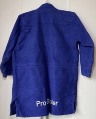Blue BJJ Gi – Brazilian Jiu Jitsu Uniform with Gracie Barra White Belt & Patches