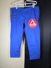 Gracie Barra Blue GB Equipe Edition Jiu Jitsu Atleta Pants Only Adult Size A1L