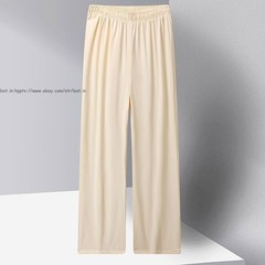 Mens Retro Tang Suit Hanfu Summer Chinese T-Shirt+Pants Sets Tai Chi Embroidered