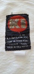 Vtg KI International Martial Arts Gi Pants White 100% Cotton Hong Kong 44″x25″