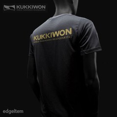MOOTO KUKKIWON Cool Round T-Shirts WTF Martial Arts White/Black/Navy Taekwondo