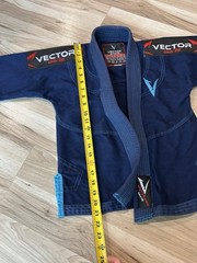 Vector Sports Gear Up Size K2 Brazilian Jiu Jitsu Blue Gi Top Kids *Top Only