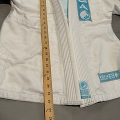 Fuji Renzo Gracie Jiu-Jitsu BJJ MMA Gi Kimono White/Blue Women WC2 Jacket Top