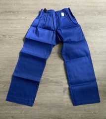 Taekwondo/Karate Blue Pant Cotton/Poly 8-OZ , Size 1 (XS) New