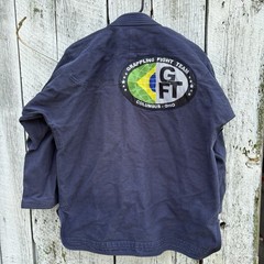 Ronin BJJ Gi Jacket Kimono Top A2X Blue Mens Adult Jiu Jitsu Gi Training Fight