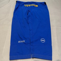 Gracie Barra LIMITED EDITION Lutador BJJ Gi Blue Brazilian Jiu Jitsu A5 Men MMA-