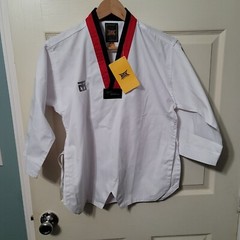 MOOTO MTX Basic Poom Uniform S2 TKD Taekwondo WT Dobok – 130 2xs (Top Only)