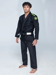 Fuji Sports Baseline 2.0 Mens Brazilian Jiu Jitsu Gi Jiu-Jitsu BJJ – Black/Green