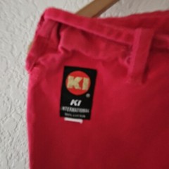 KI Int’l red martial arts Gi Pants only Size 3