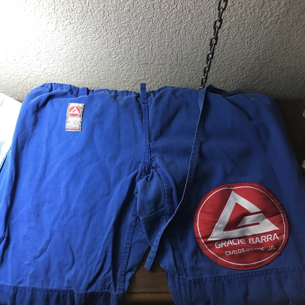 Gracie Barra Pants Adult A6 Blue Equipe GB Edition Jiu Jitsu Ripstop BJJ