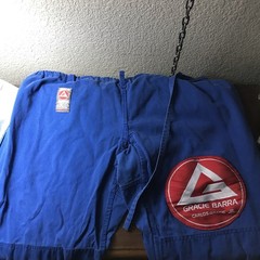 Gracie Barra Pants Adult A6 Blue Equipe GB Edition Jiu Jitsu Ripstop BJJ