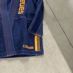 Sanabul Martial Arts Core Gi Uniform Top Jiu Jitsu Size A0 Navy/Orange