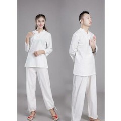 Chinese Adults Unisex Tai Chi Uniforms Kung Fu Clothing YOGA Fitness Zen Clothes