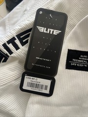 ELITE Sports BJJ Jiujitsu Gi Uniform / Size C2 / White No Bottom Pant