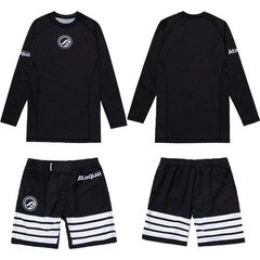 Shoyoroll Batch 109 Ataque BJJ Rash Guard Long Sleeve + Grappling Shorts Set