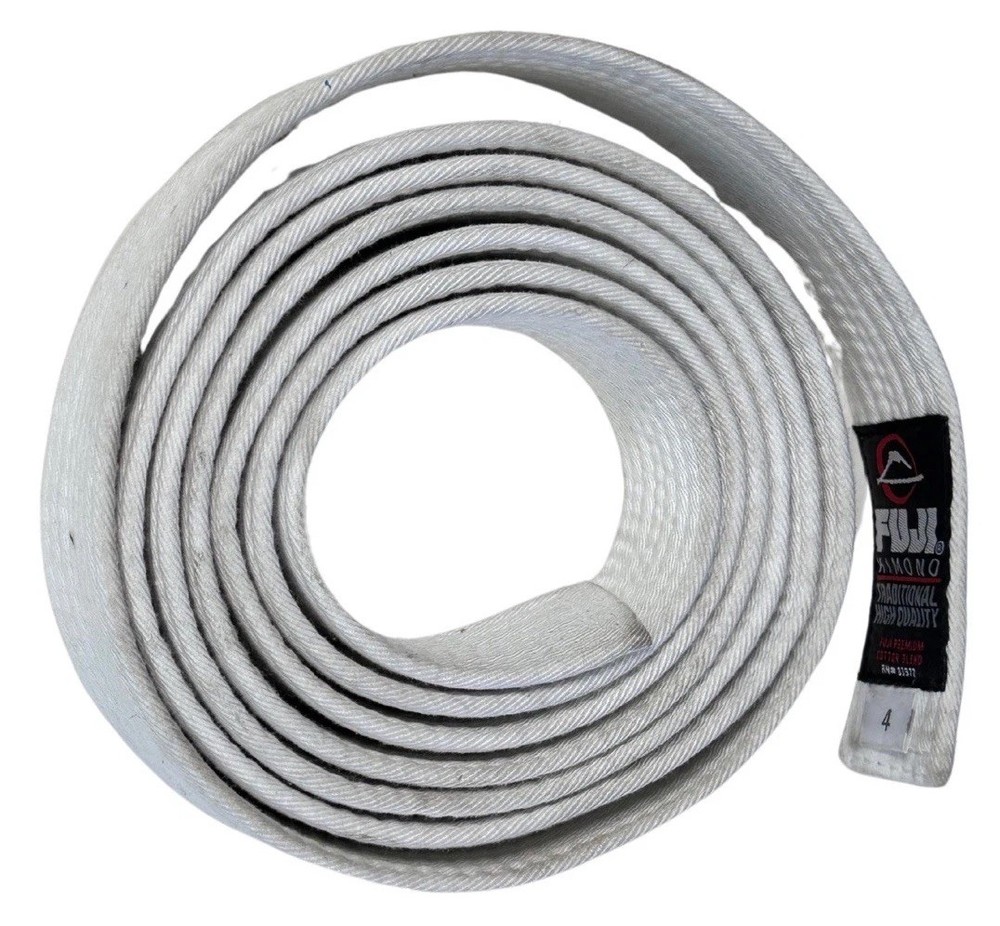 USED – FUJI Kimono Judo belt Traditional High Quality Cotton Blend #83977 Size 4