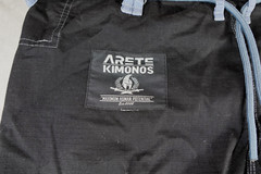 Arete Kimonos Pants Sz 14 Actual 42W Black Martial Arts Rip Stop Material