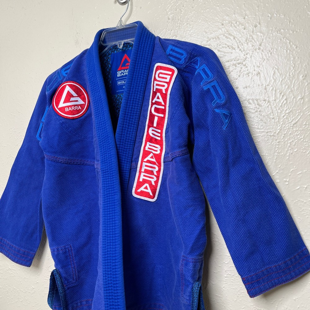 Gracie Barra Gi Top Unisex A0 Blue Jiu Jitsu BJJ Kimono Uniform