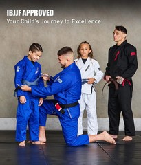 Brand New Elite Sports – ET2500 Jiu-Jitsu | NO Belt | Blue | C000 Kids