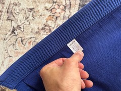 Gold BJJ Foundation Gi A2L Blue Jiu-Jitsu Pearl Weave Jacket