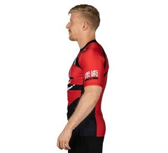 Fuji Vision MMA BJJ Jiu Jitsu ShortSleeve ShortSleeve SS Rashguard – Red