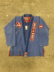 Gracie Barra Atleta Edition Equipe Gi A0 Blue Good Condition. Pre owned