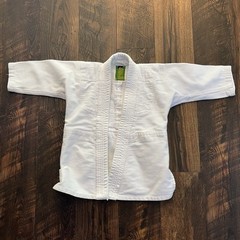 Gladiator Pro Force Kimono Jiu Jitsu Brazilian BJJ Gi Kids Size K00 White Top