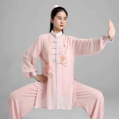 Tai Chi Clothes Women Wushu Clothes Kung Fu Clothes Martial Art Uniform Pink